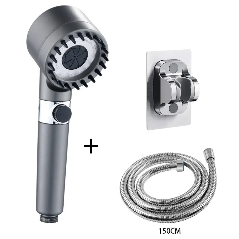Three Modes High Pressure Shower Head With Portable Filter