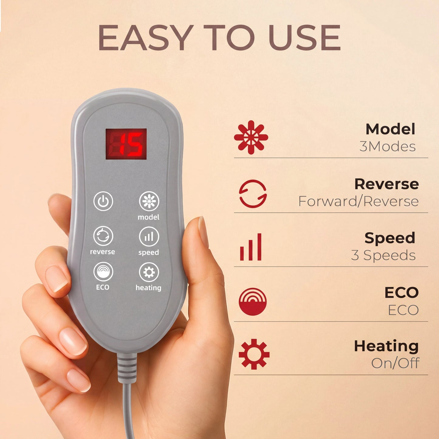 Back Massager Neck Massager with Heat 3D Kneading Massage Pillow for Relax Neck Back Shoulder Legs Gifts for Men Women Mom Dad