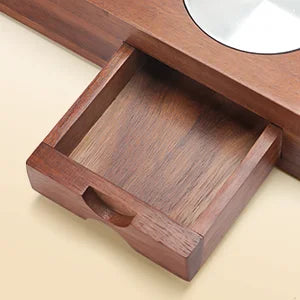 Cigar Humidor Cigar Ashtray Set Wooden Cigar Accessories Cigar Cutter Cigar Jar With Hygrometer Humidifier Cigar Gifts for Men