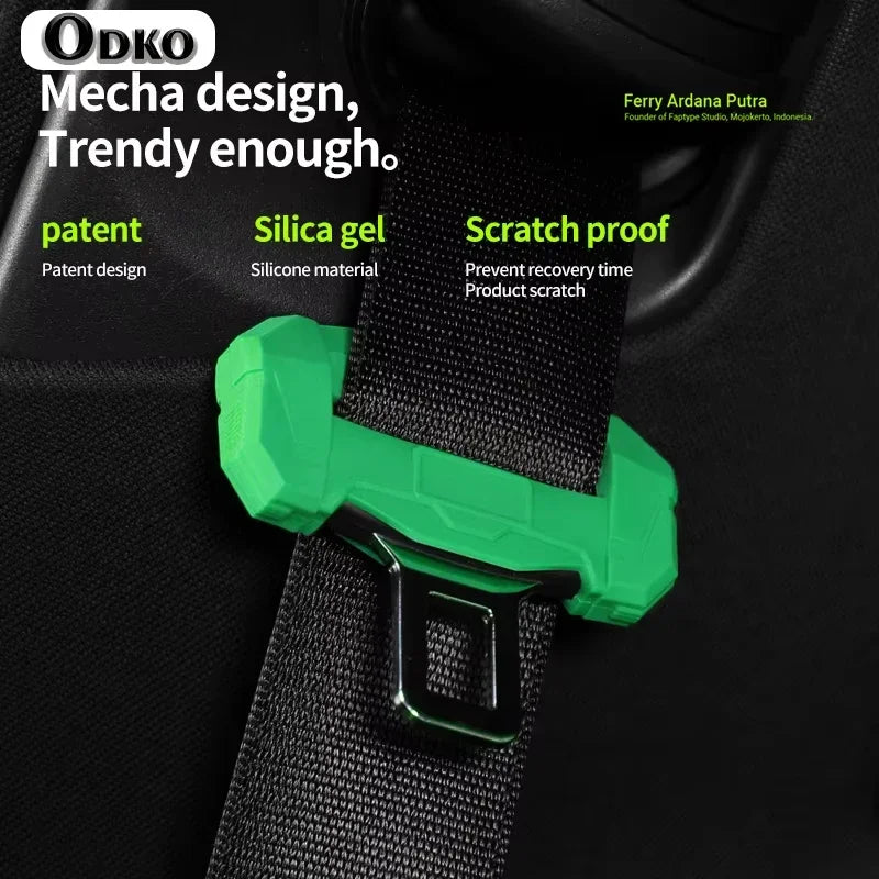 universal Car seat belt buckle protective cover Safety plug silicone cover anti-scratch interior anti-collision noise reduction