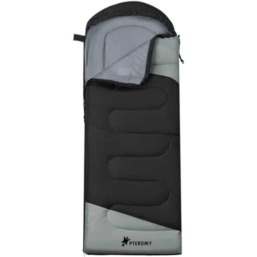 Sleeping Bags for Adults Lightweight and Machine Washable Water Resistant Backpacking Camping Sleeping Bag for Warm Cold Weathe