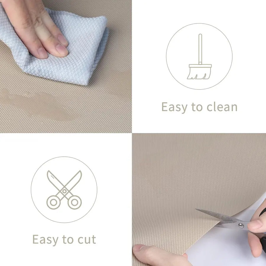 Non Slip Drawer Liner For Kitchen Cabinets EVA Waterproof