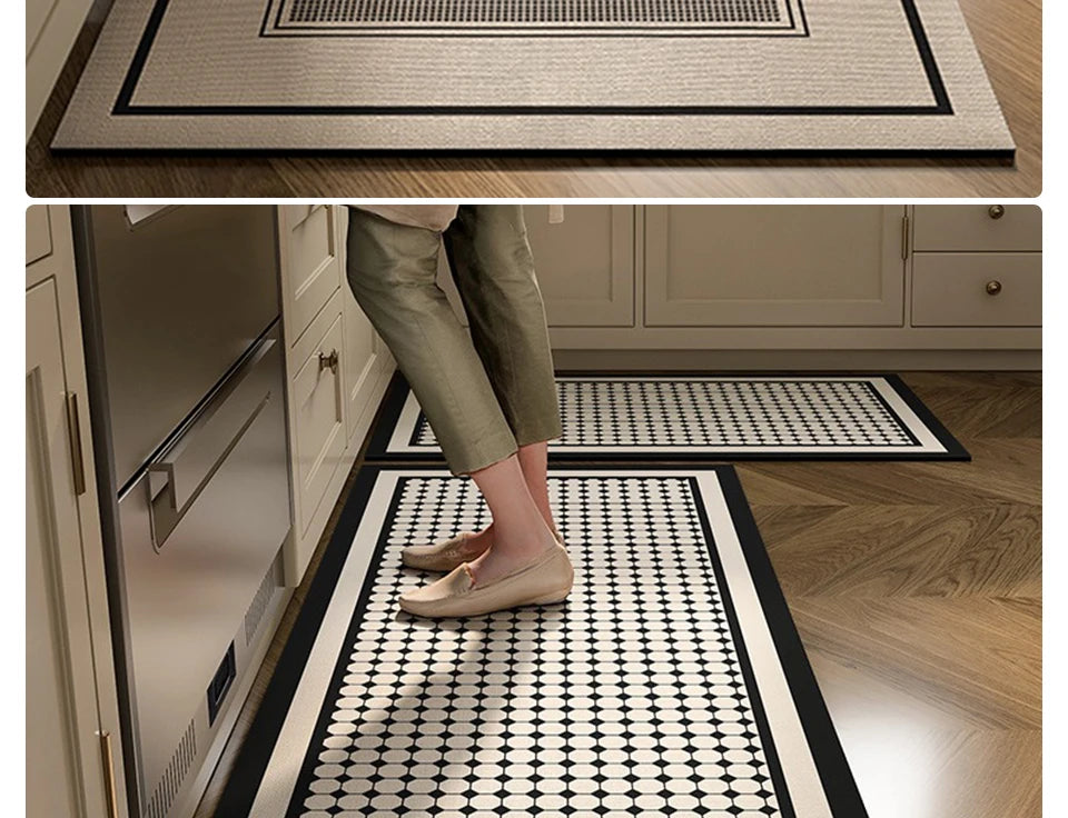 Kitchen Floor Mat Absorbent Non-slip Carpet Diatom Mud Long Foot Mats Minimalist Style Home Decoration Rug for Bathroom 주방 카펫
