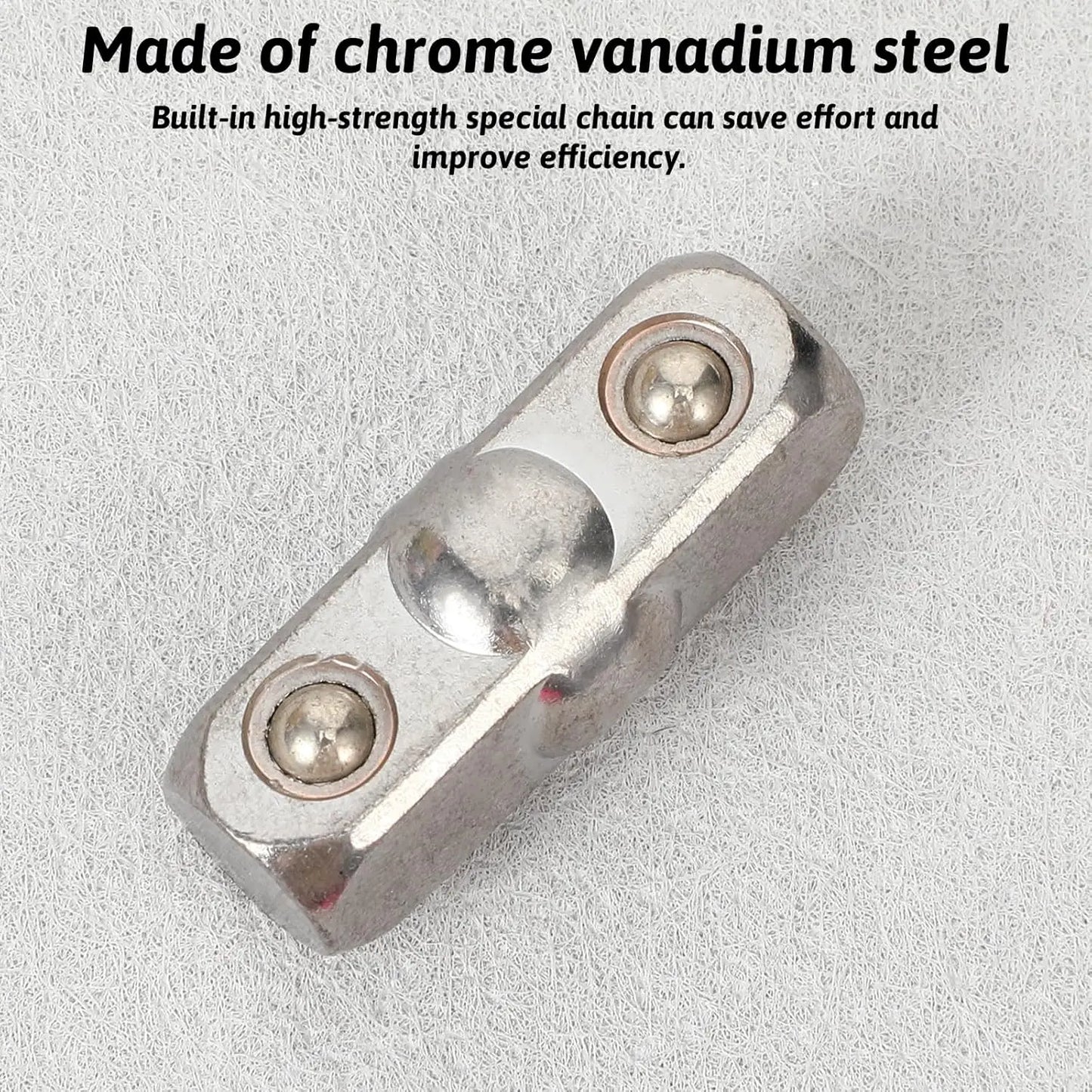 4PCS 1/2 1/4 3/8 Square Drive Adapters External Square Internal Hexagonal Connector Ratcheting Wrench Squares Head Sockets