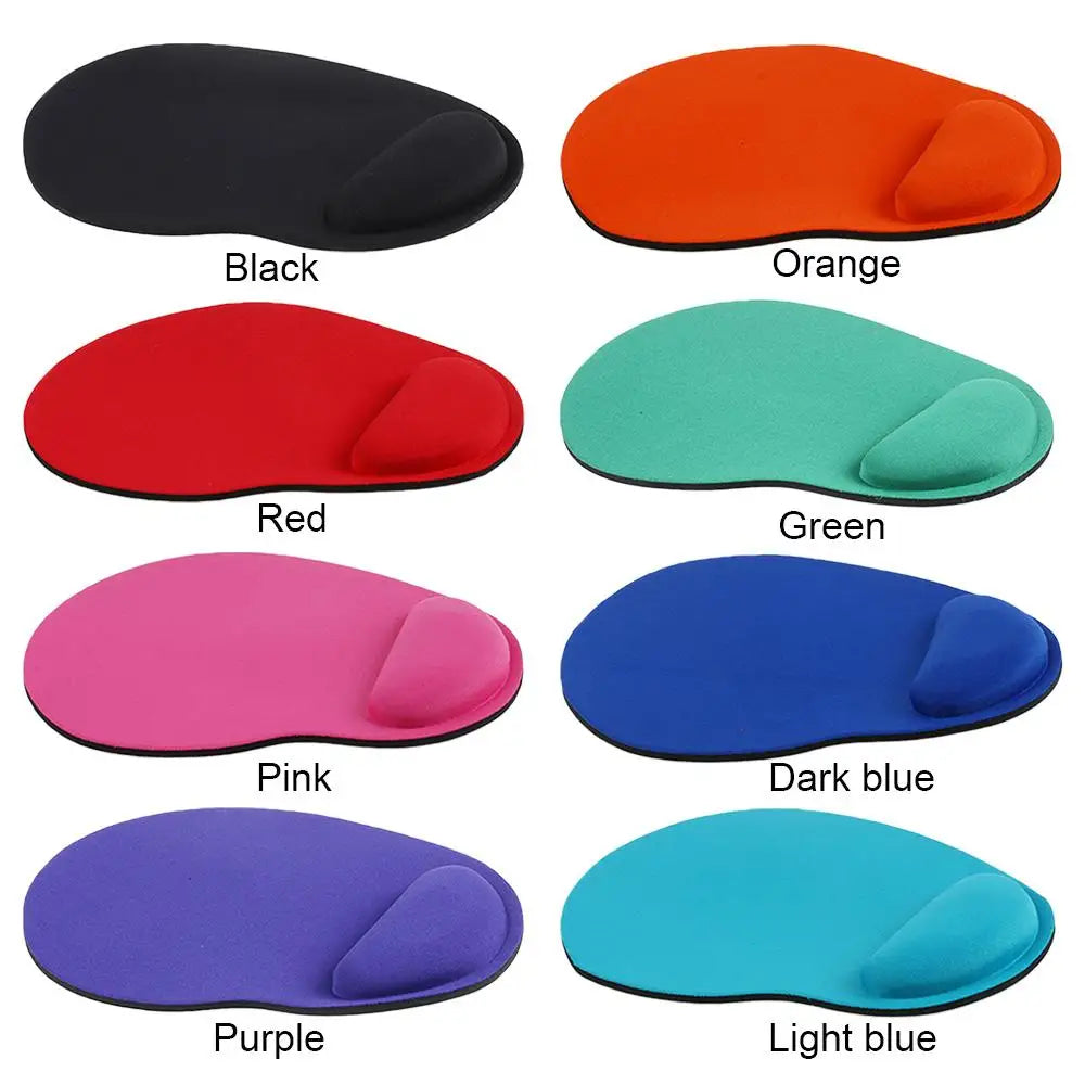 1PC Ergonomic Wrist Rest Mouse Pad Comfortable Wrist Support Non Slip Mice Mat Soft Thicken Mousepad For PC Laptop Computer