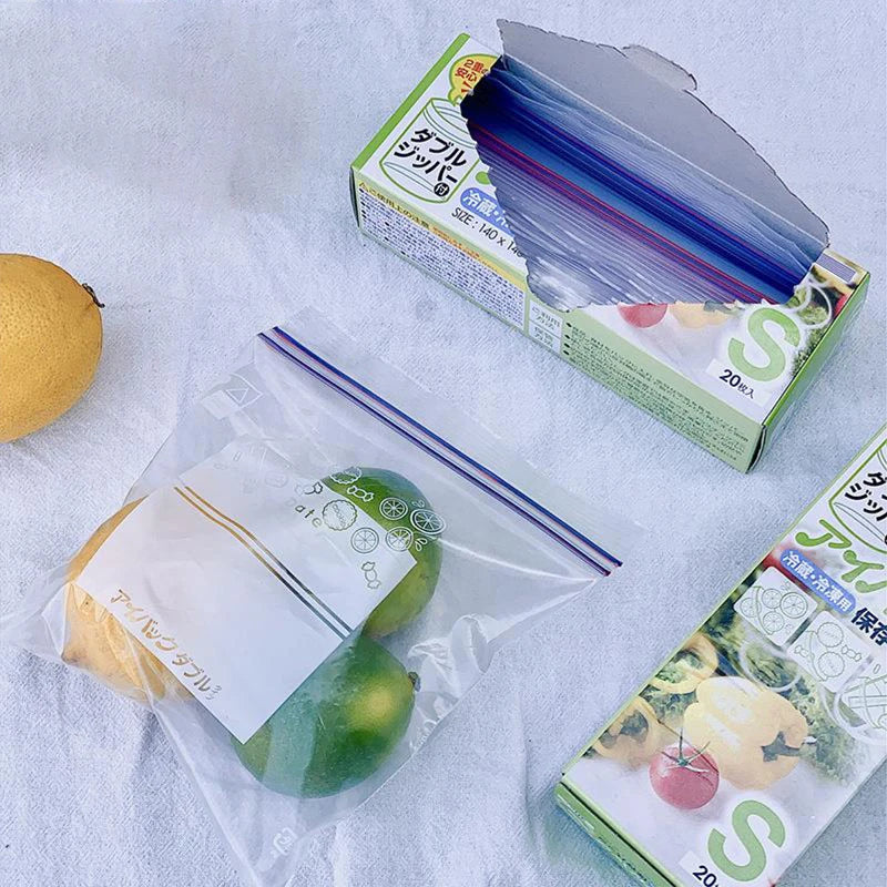 Zipper Fresh Keeping Bags For Food Storage And Freezer