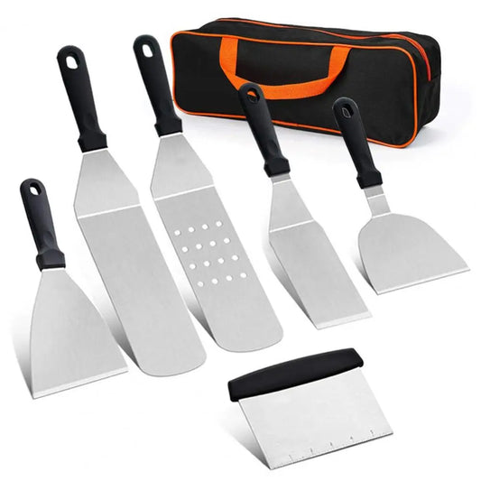 Grill Spatula Stainless Steel Bbq Tool Set for Outdoor Grilling
