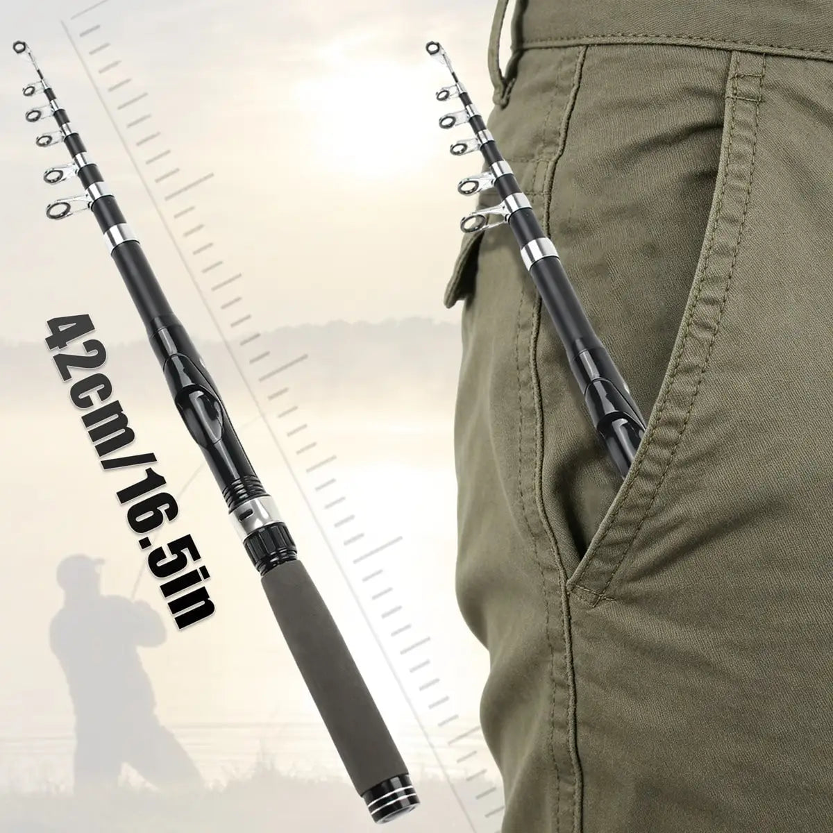 86-Piece Telescopic Fishing Rod & Reel Combo Kit, Portable Bass Fishing Tackle Set With Lures, Line, Hooks & Carry Bag For Freshwater Fishing