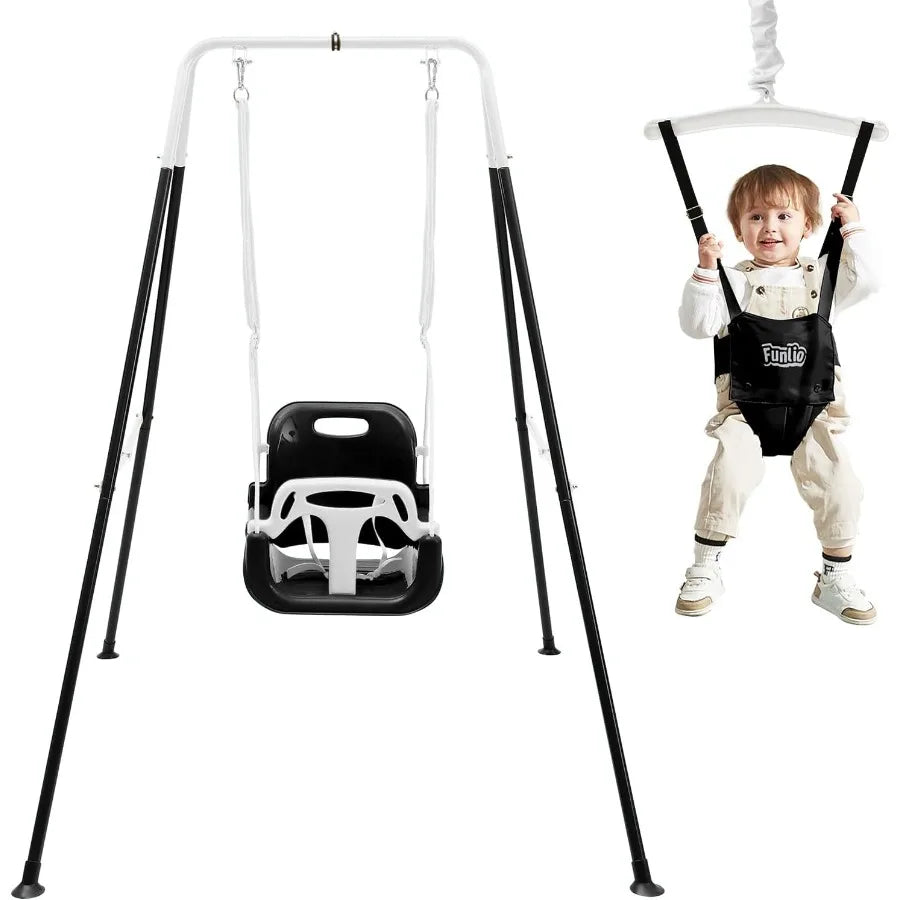Two In One Toddler Swing Set Indoor Outdoor Activity