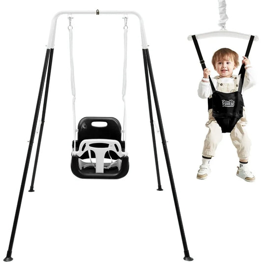 Two In One Toddler Swing Set Indoor Outdoor Activity