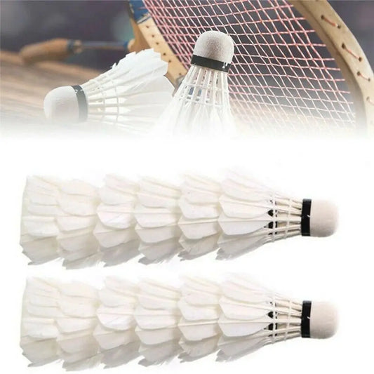 3/6/12Pcs New White Badminton Shuttlecock Professional Durable Badminton Balls Accessories Stable Badminton Trainer Household