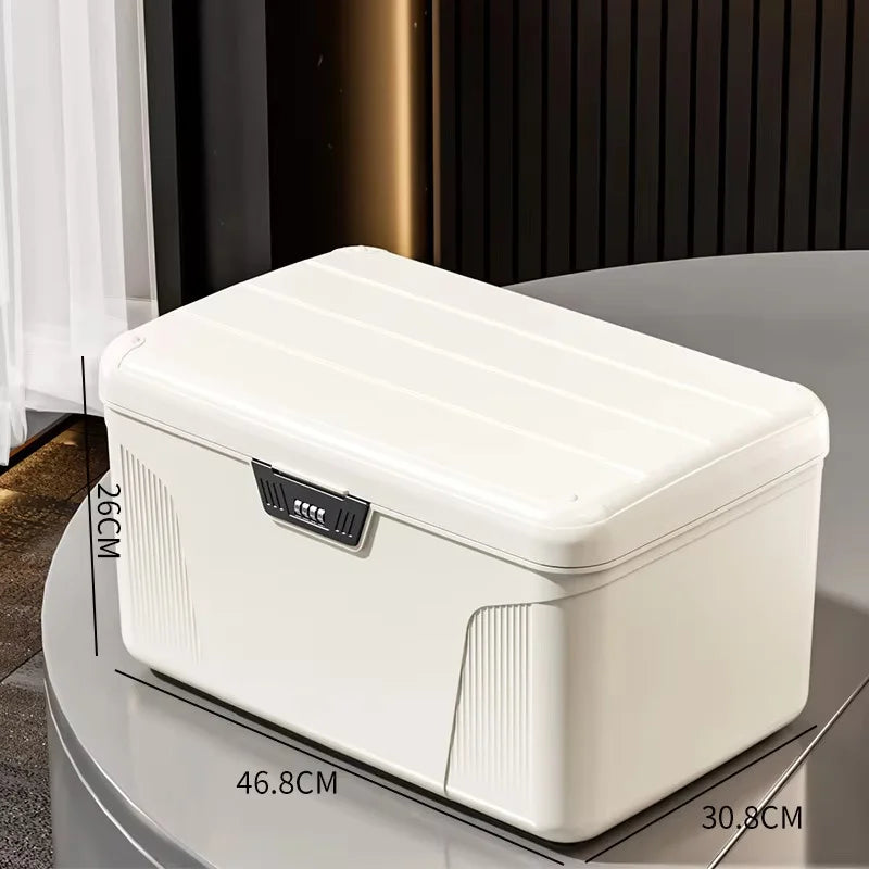 Digital Password Lock Safe Box Passport Medicine Portable Organizer Case Household Cash Jewelry Privacy Security Storage Box
