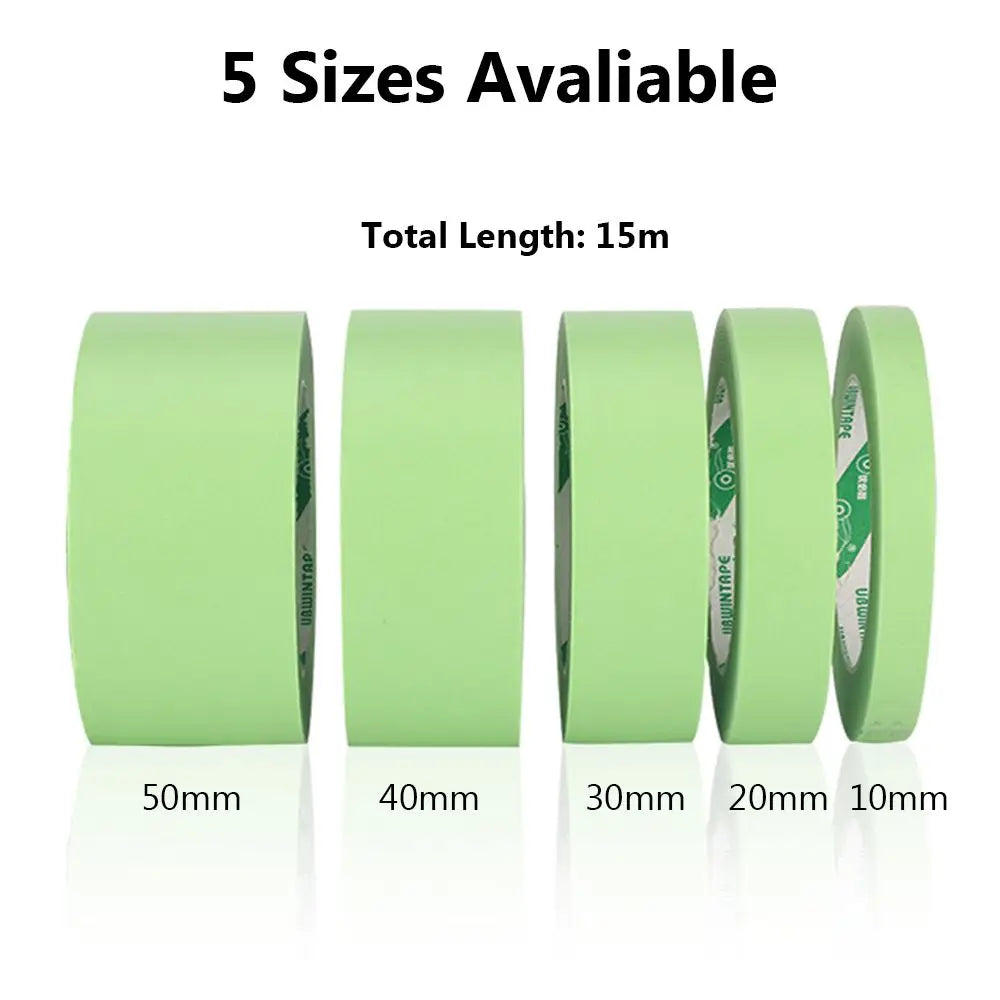 Long Masking Tape Wall Spraying Paint Hand Tear Paper Tape DIY Single Side Adhesive Tape for Car House Oil Painting Sketch