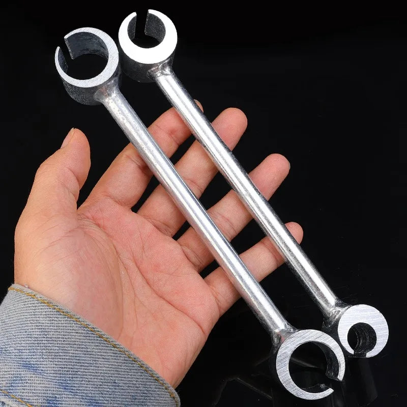 Double Head Hinge Gap Adjusting Wrench for Home Hinge Gaps Repair Hand Tools Steel Door Hinge Repair Spanner Labor-Saving Wrench