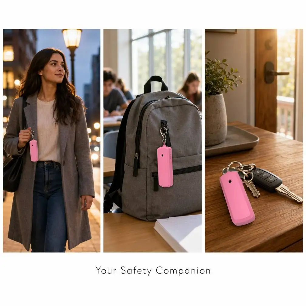 Portable 130dB Anti Wolf Alarm Personal Self Defense Security Device Emergency Safety Alarm Suitable As Gift for Women Children