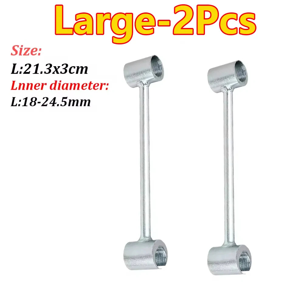 1-4Pcs S/L Upgrade Hinge Gaps Adjusting Wrench Double Head Door Hinge Adjustment Tool Kit Flag Round Bolt Repair Wrench Tool ﻿