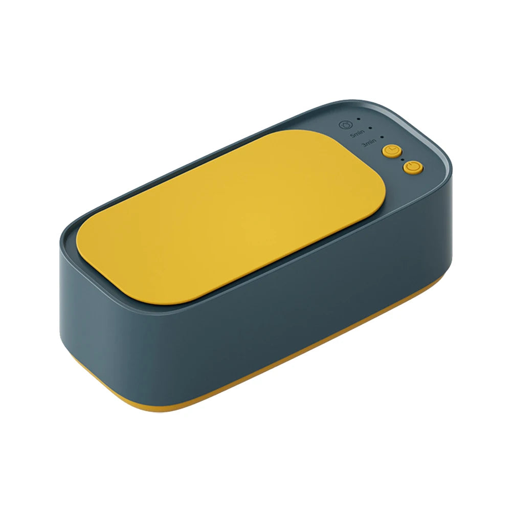 Ultrasonic 360 Degree Cleaning Machine Cleaners 45KHZ Multi Function with 500ML Sink for Eyeglass/Braces/Comb/Razor/Makeup Brush