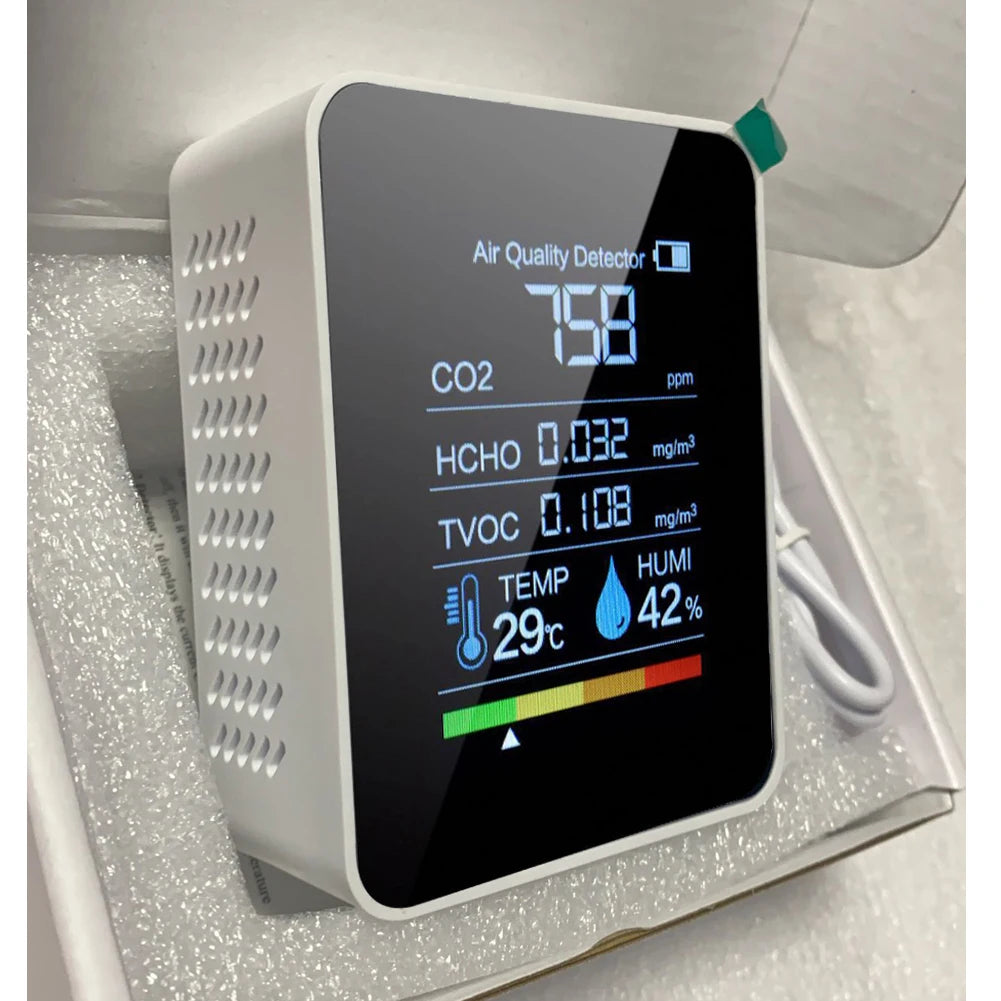 Air Quality Monitor Gas Detector датчик CO2 New Air Detector Carbon Dioxide Agricultural Production Greenhouse Air Tester