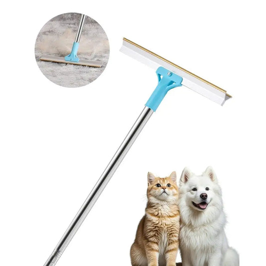 Pet Hair Removal Carpet Rake With Adjustable Handle