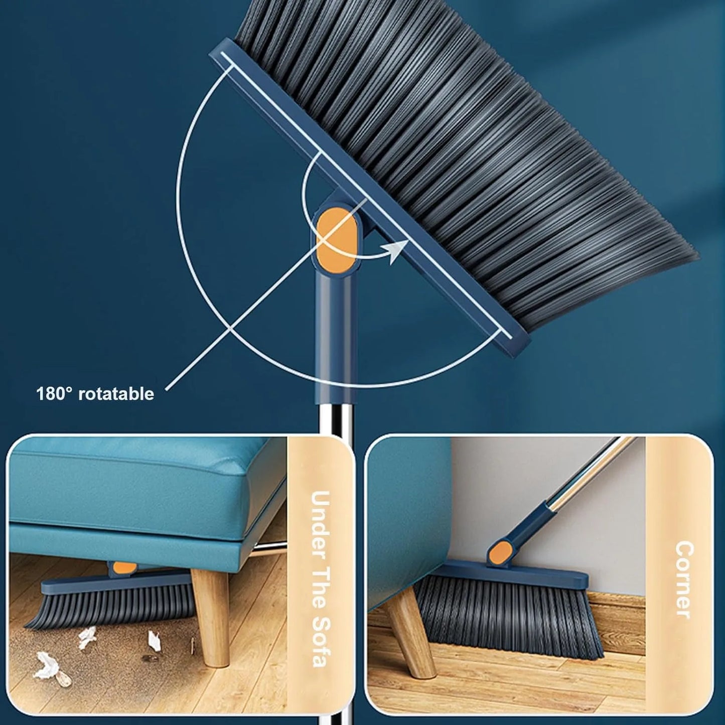Efficient Broom And Dustpan Set For Home Office Cleaning