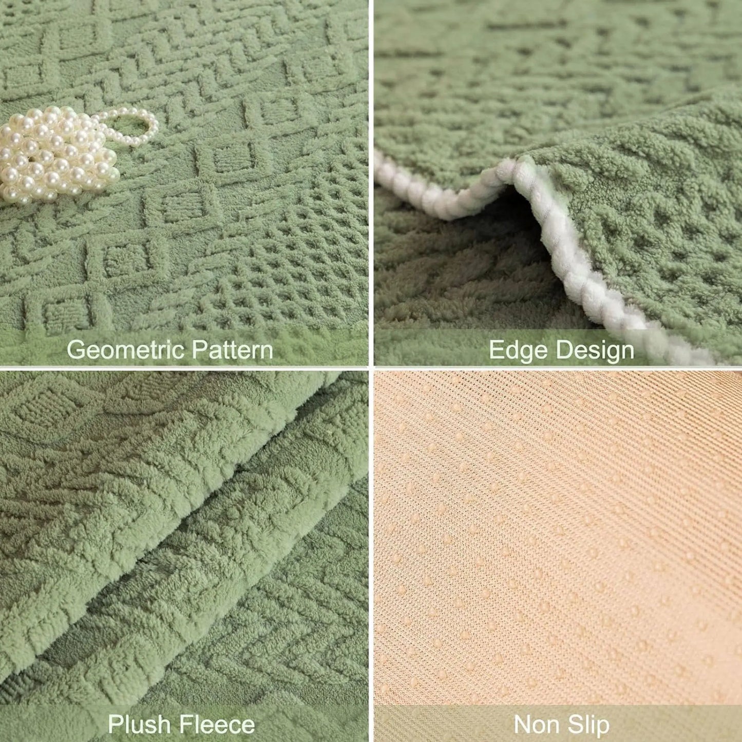 1pc Plush Sofa Slipcover Pet Friendly Couch Covers With Non-Slip Protection for Bedroom Office Living Room Furniture Protector