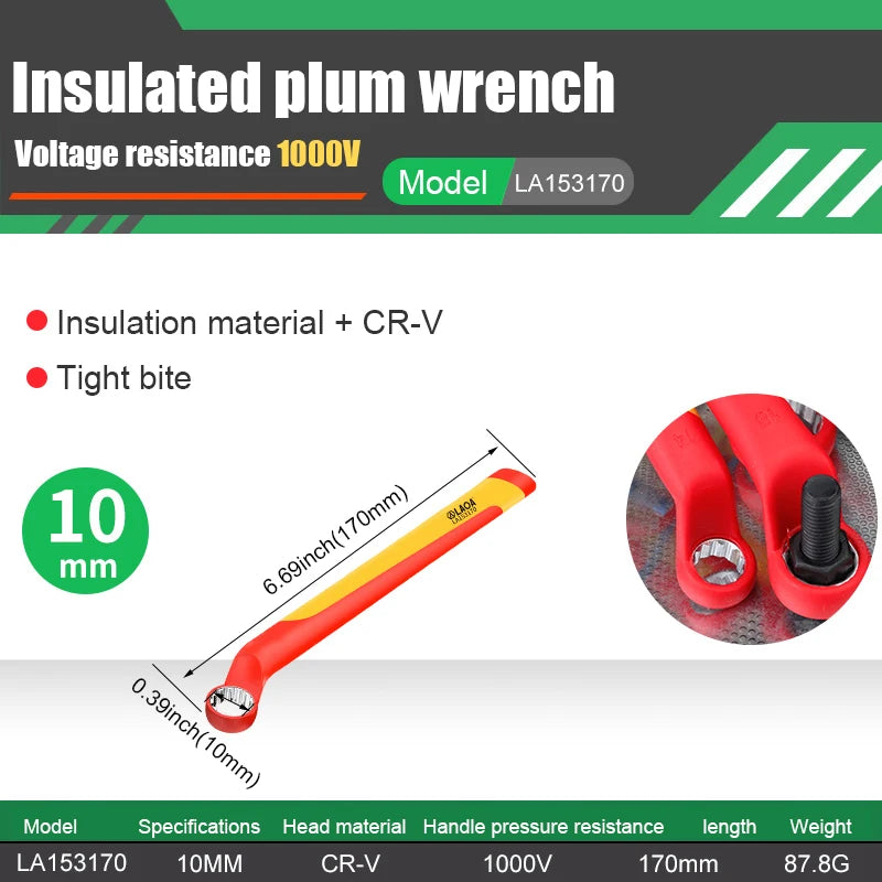 LAOA VDE Insulated Torx Wrench 1000V Protection Home Improvement DIY New Energy Vehicle Maintenance Electrician Tools