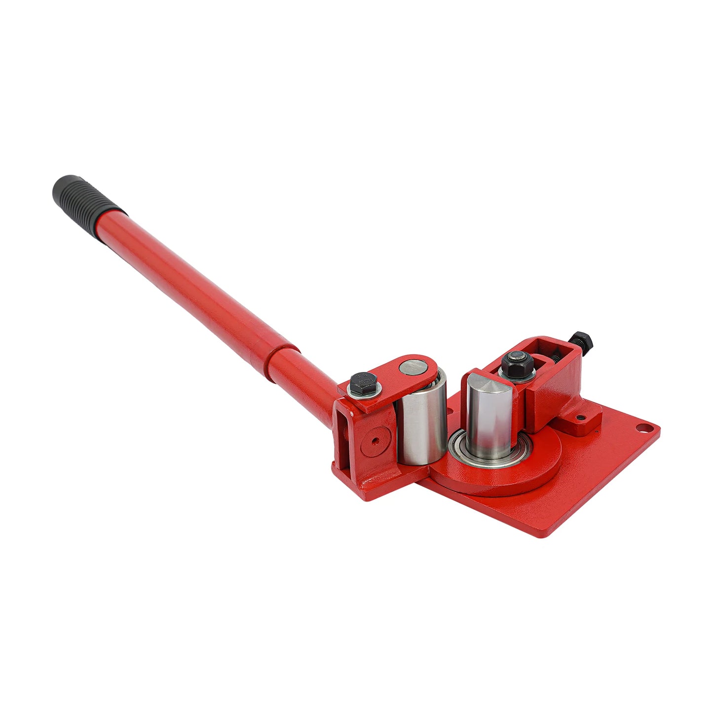 Manual Flat Bar Bender 90°, Sheet Metal Bending Tool 0-5mm Thick, Flat Steel Bender 0-50mm Width 7 Bearings for Steel Copper Aluminum