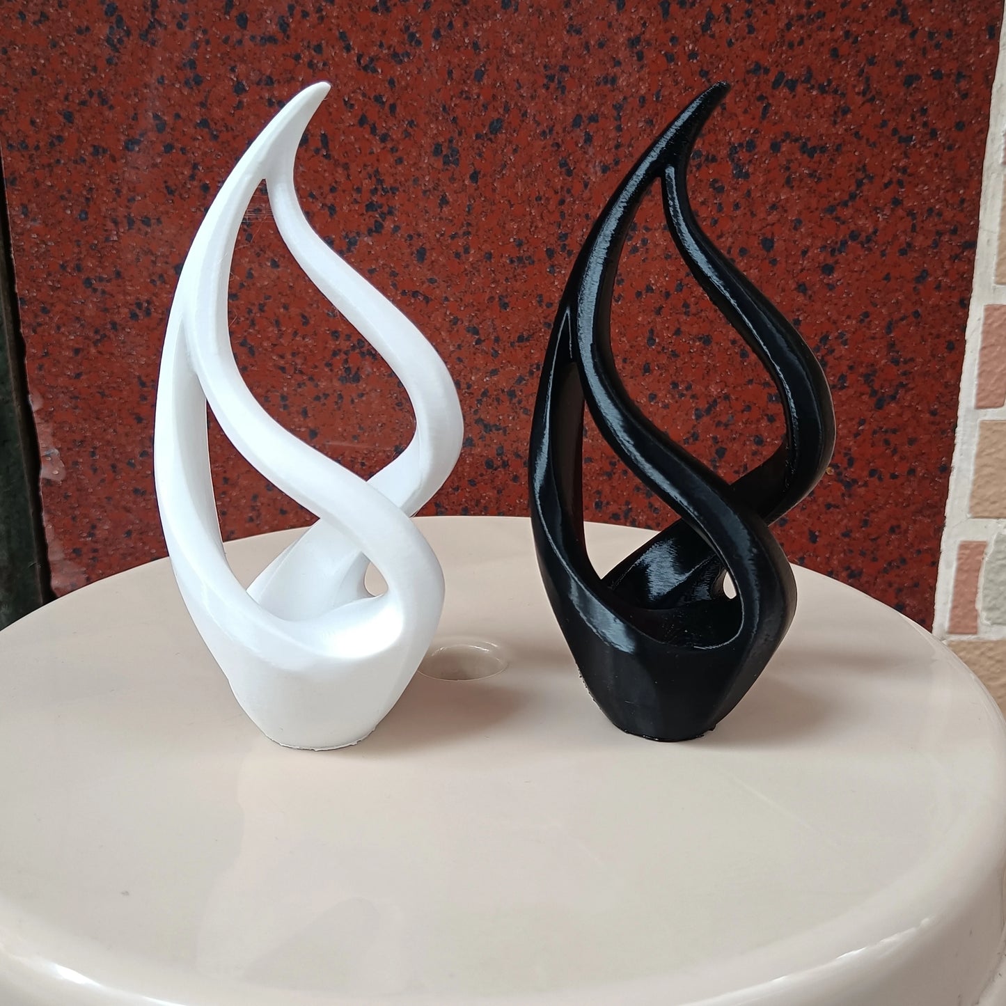 Elegant Abstract Modern Sculpture For Contemporary Home Decor