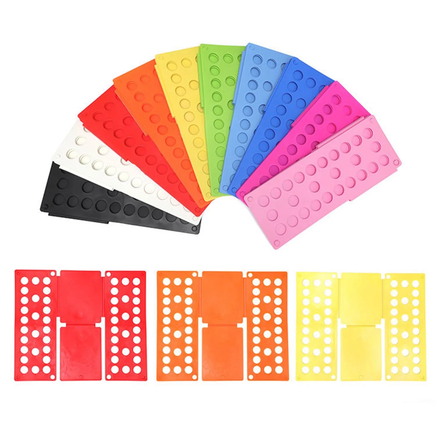 Clothes Folding Board Child Clothing Folder Bender Plastic Practical Detacha Children Lazy T-shirt Folder Laundry Time-saving