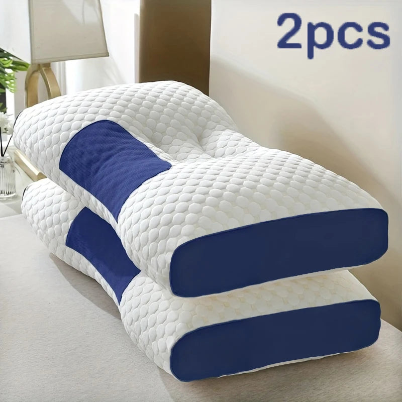 Ergonomic Bamboo Fiber Neck Pillow For Deep Sleep Support