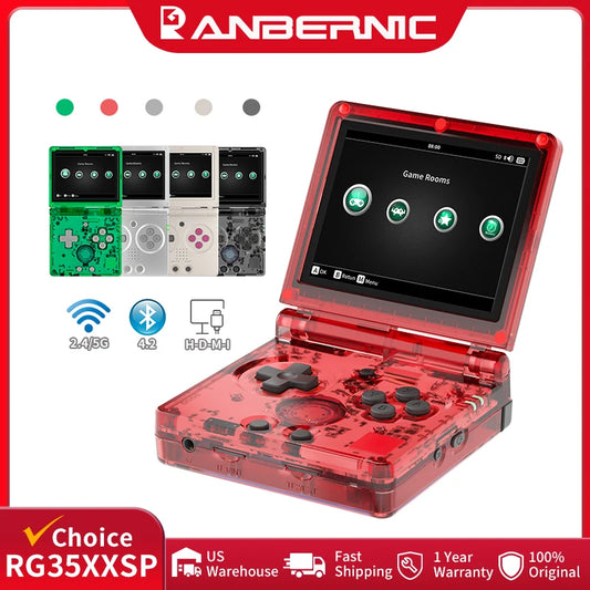 Anbernic RG35XXSP Flip Retro Handheld Console With WiFi Bluetooth