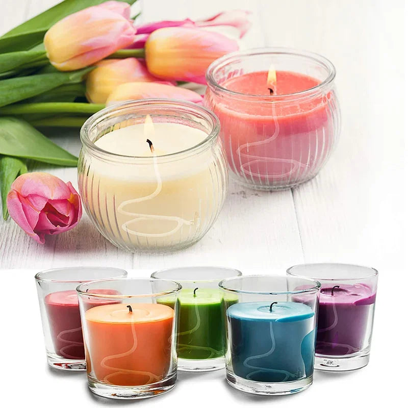 DIY Candle Making Tools Kit - Includes Pouring Pot Wax Melting Material Aromatherapy Wicks & Holder for Crafting Homemade Candle
