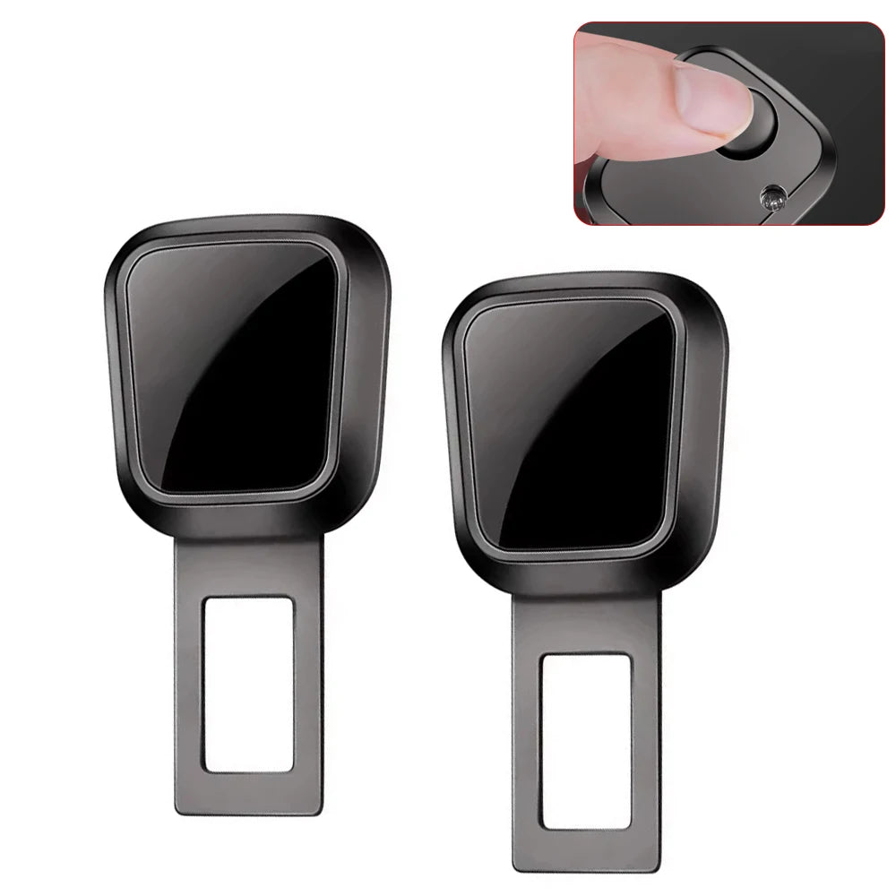 2 PCS Car Seat Belt Clip Extender Safety Seatbelt Lock Buckle Plug Just plug and play Insert Socket Extender Safety Buckle