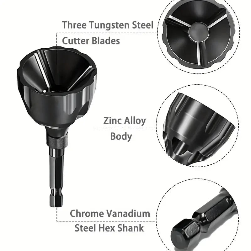 Screw Deburring Chamfer Cylindrical Chamfering Knife, Screw Repairer Thread Trimming And Angle Bolt Repair Tool