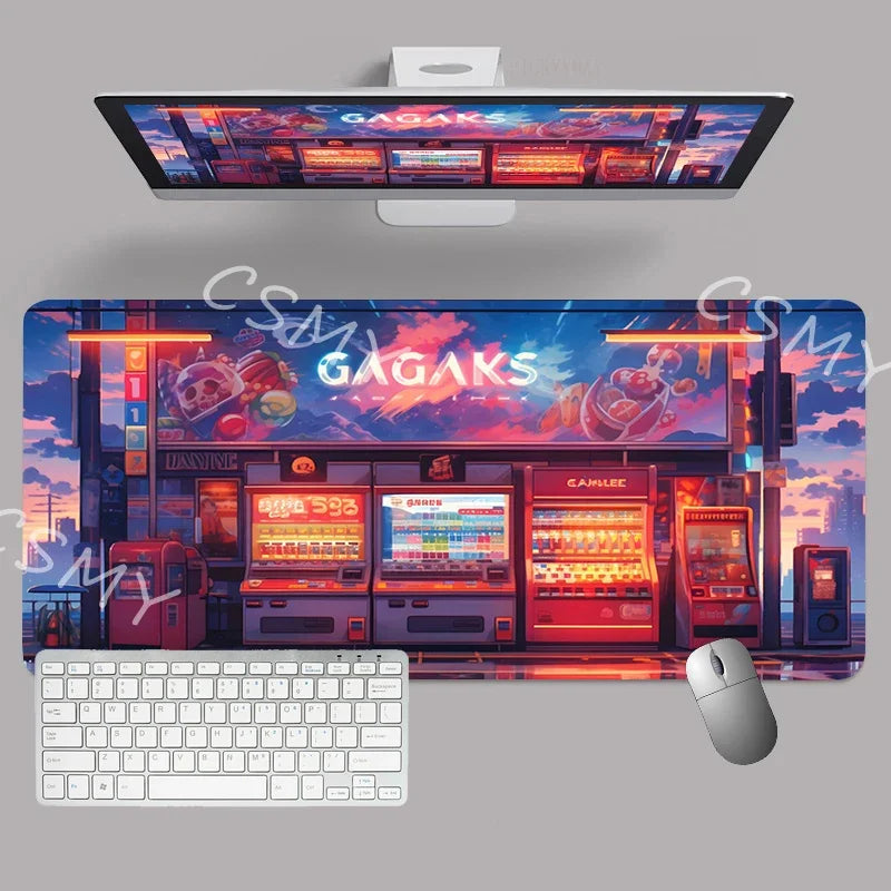 ftvae Computer Mouse Pad Gamer Japan Aesthetics Desk Mat Office Accessories Pc Cabinet Mousepad Keyboard Gaming Mats Xxl Large M