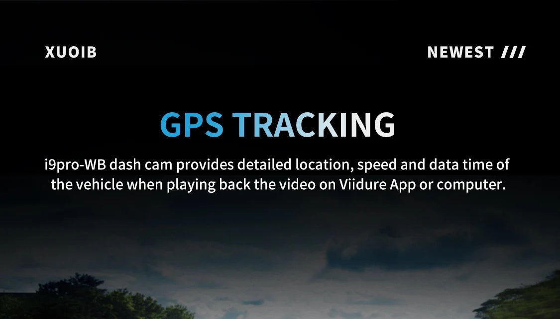 XUOIB 4CH GPS Dash Cam I9pro-wb Front 4K/2K+3*1080P for Car 360 DVR Camera 24H Parking Mode WiFi Video Recorder IR Night Vision