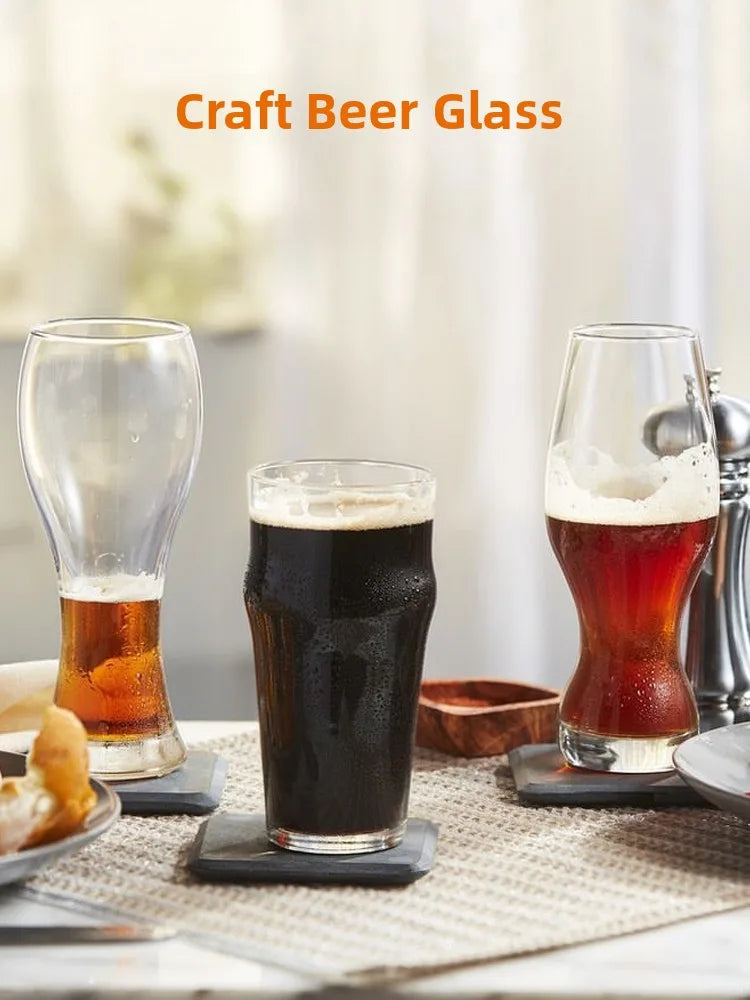 Large Capacity IPA Beer Glass Pub Commercial Pint Cup Craft Beer Mug Creative Personalized Wheat Beer Cup Crystal Glass