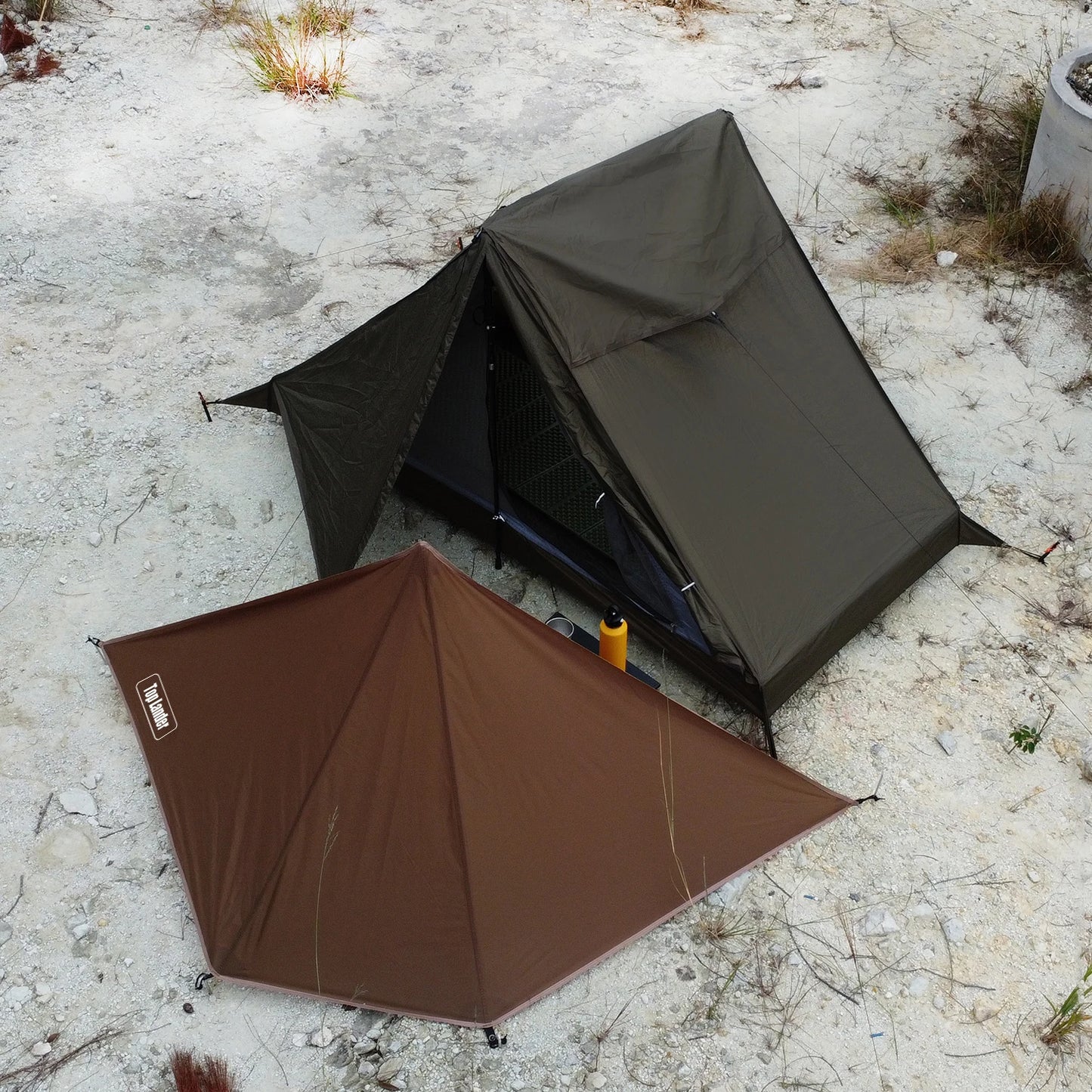 210g 20D Nylon Ultralight Camping Stove Windbreak Wind Screen Shield Fire Retardant No Poles Ropes Windproof Privacy Windscreen
