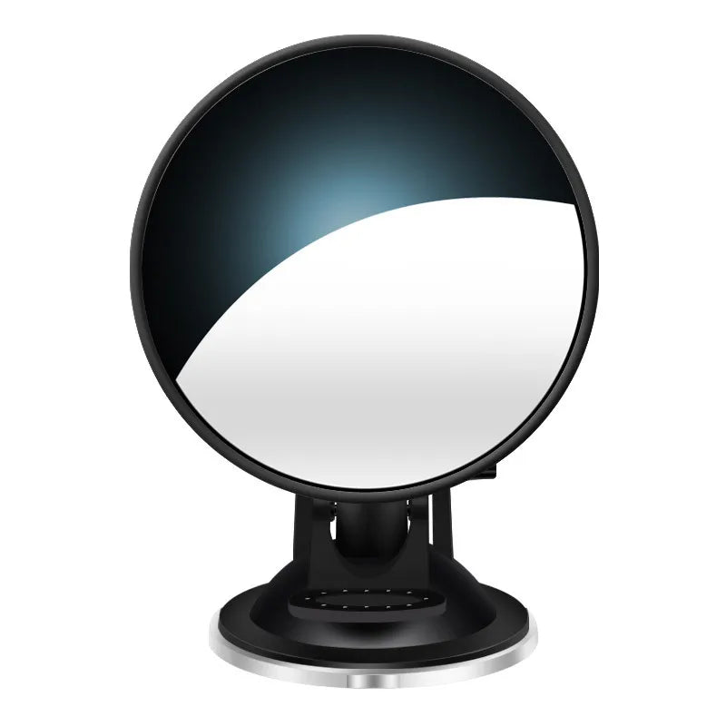 Car Mirror 360 Degrees Rotatable Dashboard Windshield Sun Visor Plate Auxiliary Observe Mirror Suction Cup Interior Baby Mirrors
