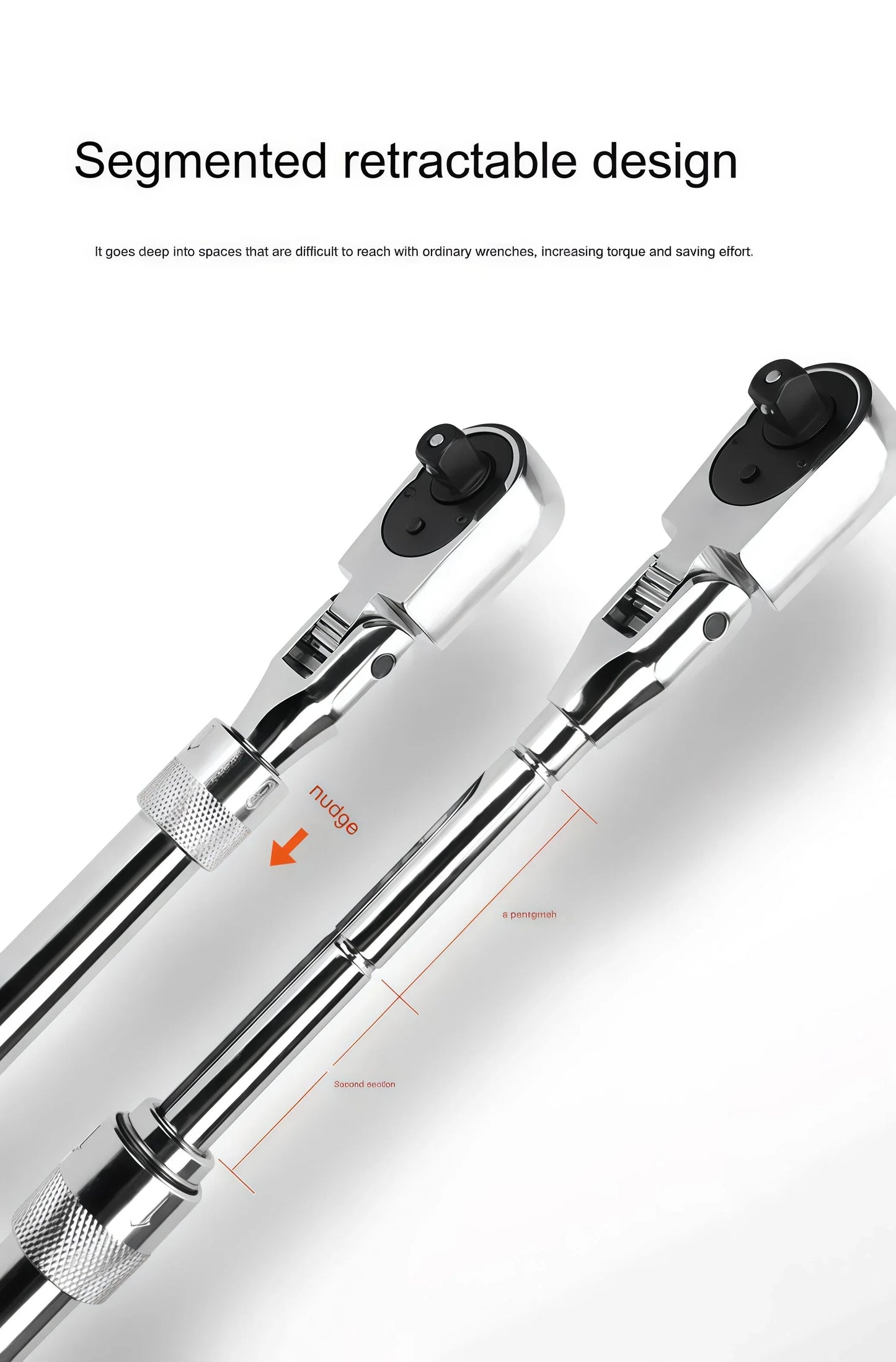 Durable Chrome Vanadium Steel Ratchet Wrench Set - 72 Teeth, Telescopic Handle, Quick Release - 1/2, 3/8, 1/4 Inch for Car, Moto