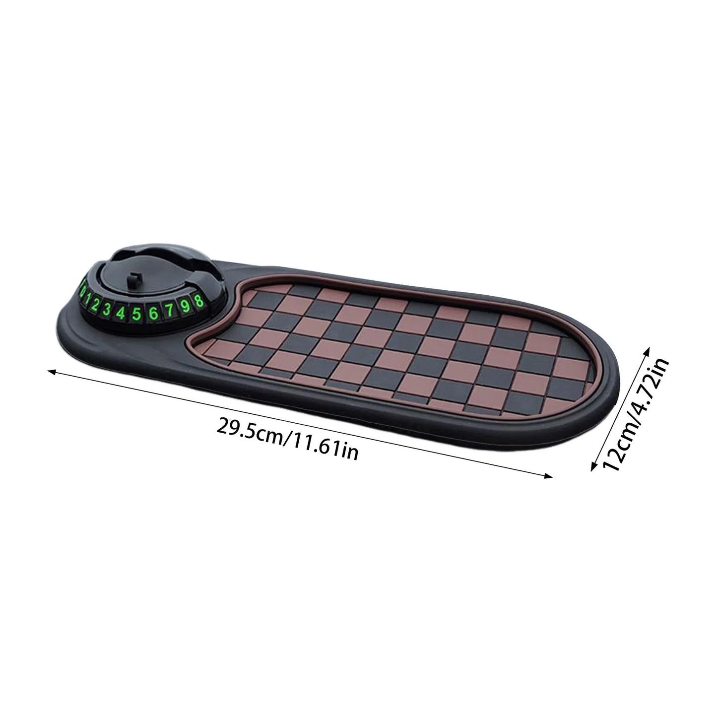 Car Anti-Slip Mat Auto Phone Holder Adjustable Phone Holder with Inner Spring for Phones Keys Gadgets Small Items