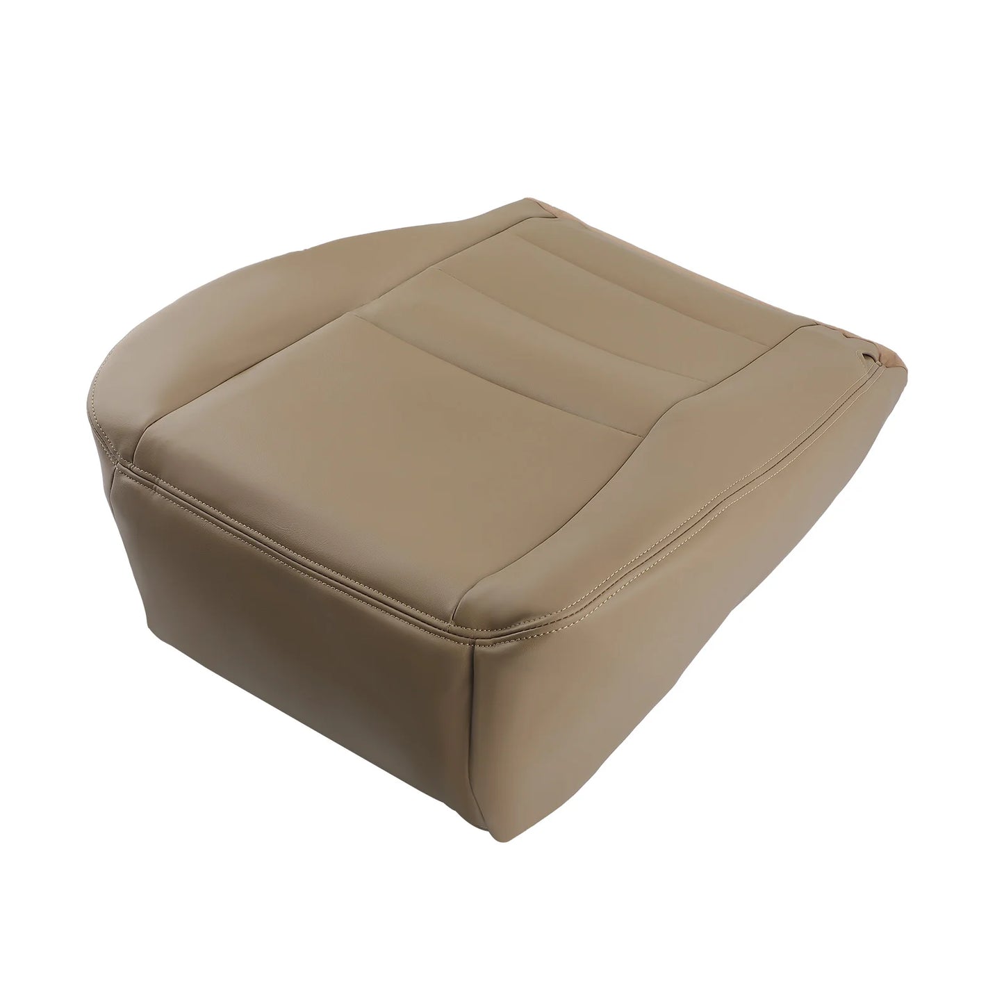 Front Driver & Passenger Leather Seat Cover Tan For Ford F250 F350 2002-2003-07