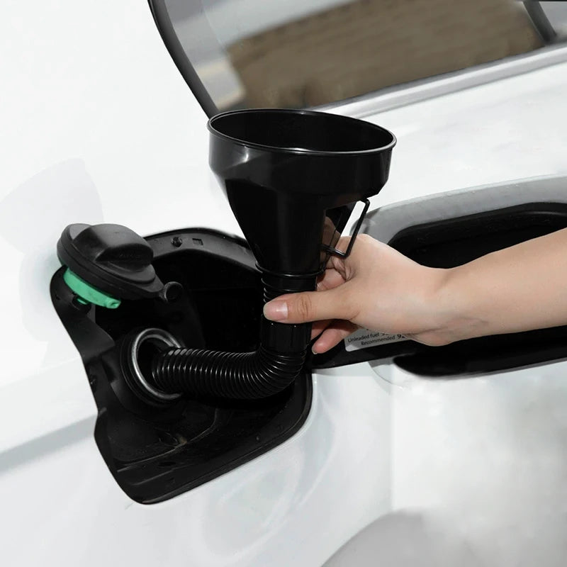 Universal Telescopic Car Refueling Funnel Engine Oil Filter Transfer Funnels Foldable Portable Funnels Accessories