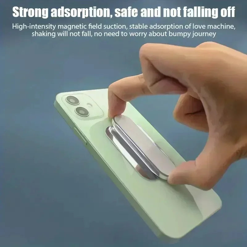 Mini Car Magnetic Phone Holder Stand Portable Universal Bracket Navigation Air Vent Mount for iPhone 16 -12 Samsung S25 Xiaomi