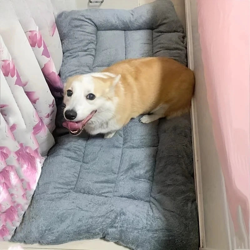 Thickened Plush Dog Bed Sofa Breathable Comfortable Pet Mat