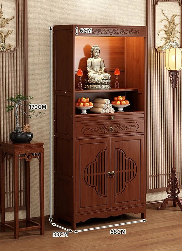 Non-solid Wood Living Room Cabinets Incense Stand Household Buddha Altar Living Room Cabinets Chinese-style Furniture Kast JTC