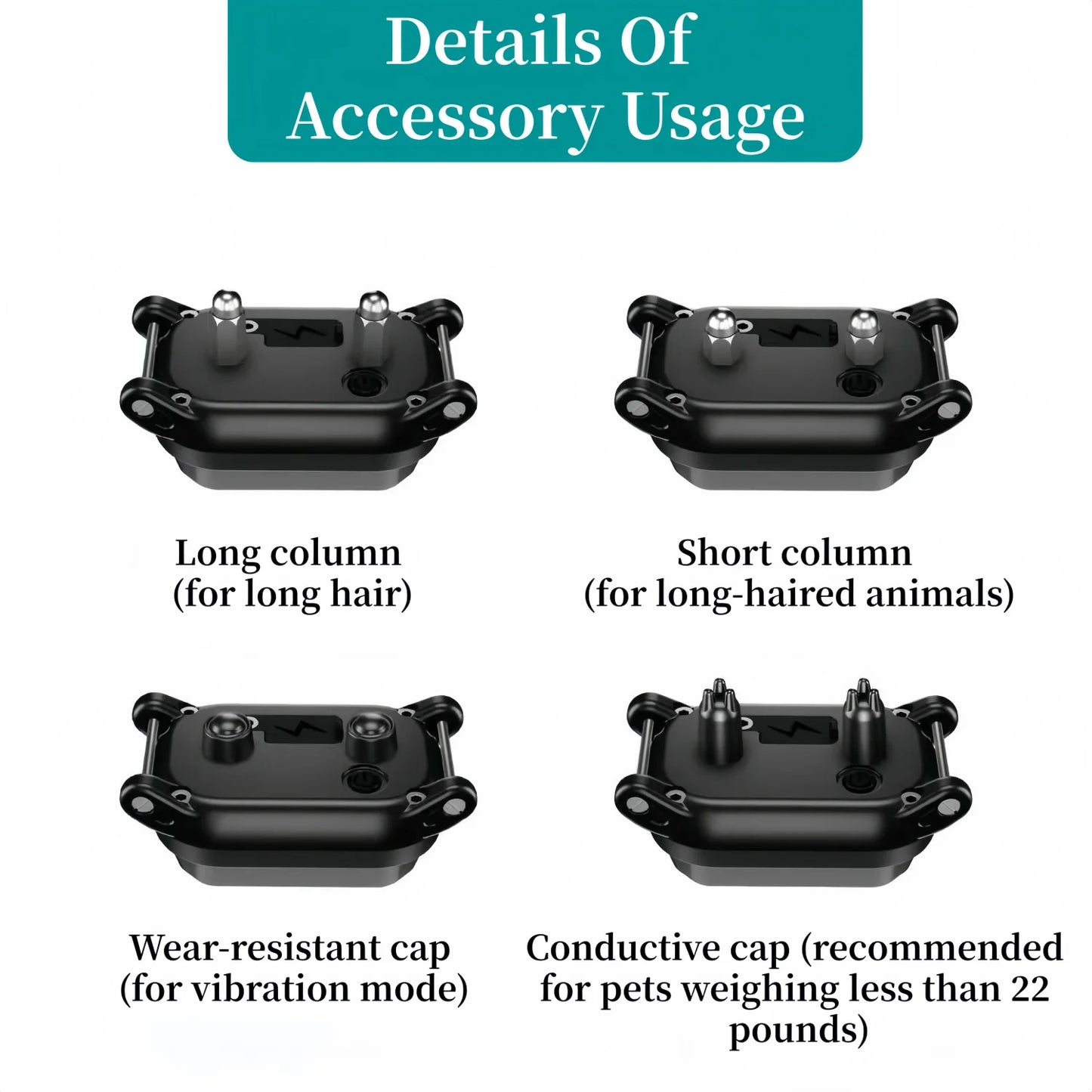 Waterproof Remote Dog Training Collar With Shock And Vibration