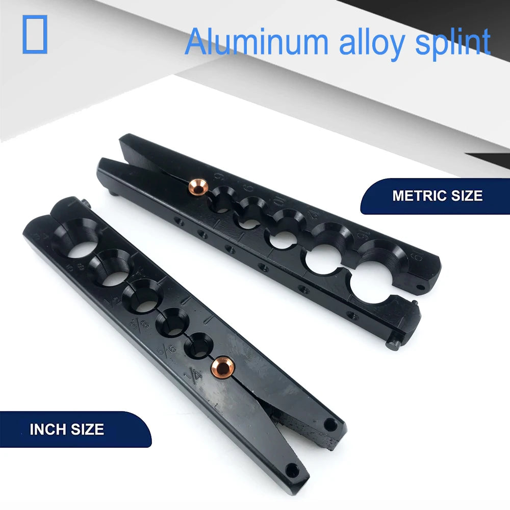 Inch/Metric 6 Hole Single Splint Eccentric Tube Expander Air Conditioner Copper Pipe Bellmouth Eccentric Flaring Tool Kit