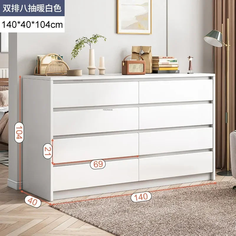 Modern MDF Living Room Cabinet Househol Living Room Furniture Against The Wall Chest Of Drawers Bedroom Storage Cabinet