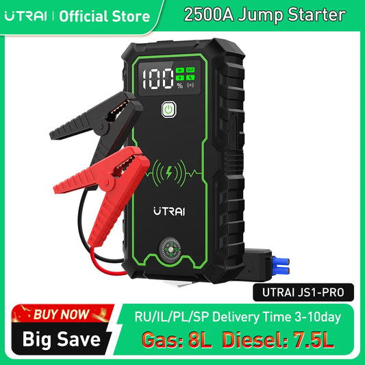 UTRAI Power Bank 2500A Jump Starter Portable Charger